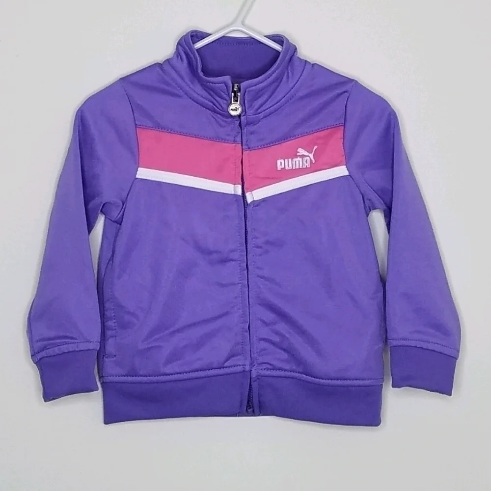 Puma Athletic Track Jacket Zip Up 18m